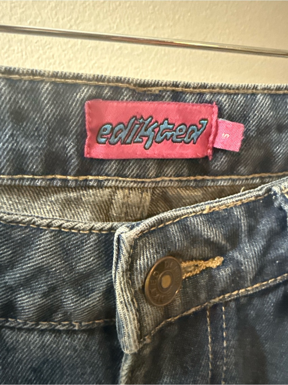 Edited Wide Leg Jeans – Size S – Mid Rise Denim - Picture 2 of 4